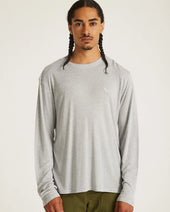 Merino Jersey Standard LS Tee - Heather