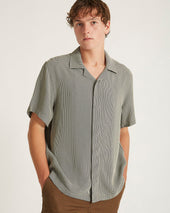 York Mini Houndstooth Short Sleeve Shirt - Bungee