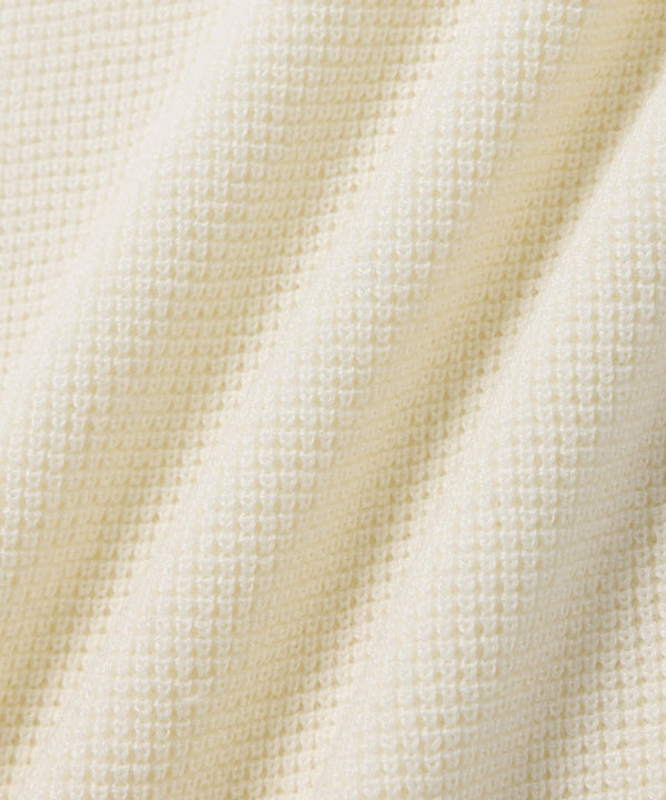 Alex Merino Wool Open Placket Polo Dusty - Ivory