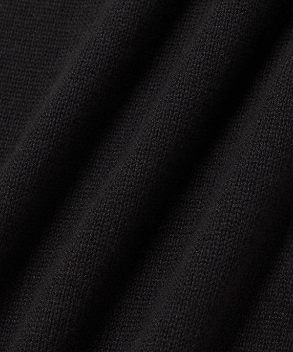 Jahmad Linen Long Sleeve Polo - Black