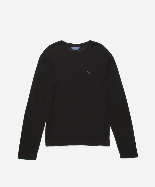 Merino Jersey Standard LS Tee - Black