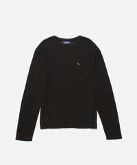 Merino Jersey Standard LS Tee - Black