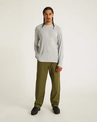 Merino Jersey Standard LS Tee - Heather
