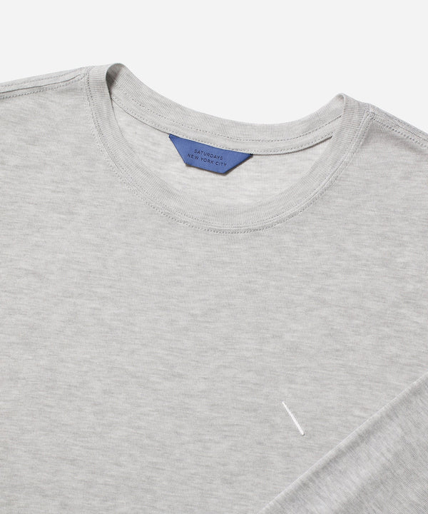 Merino Jersey Standard LS Tee - Heather