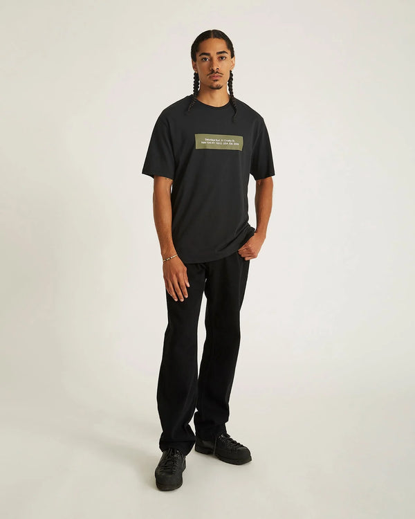 Saturdays Block Standard SS Tee - Black