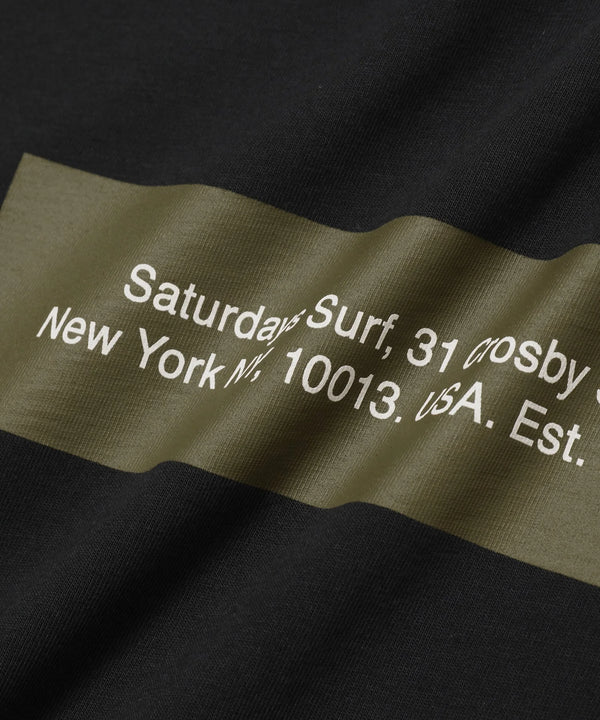 Saturdays Block Standard SS Tee - Black
