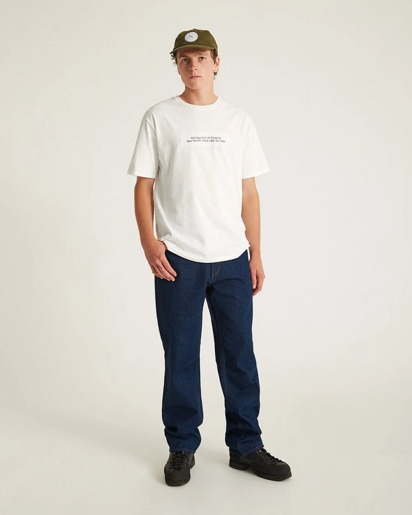 Saturdays Block Standard SS Tee - Ivory