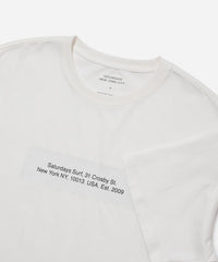Saturdays Block Standard SS Tee - Ivory