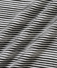 Striped Waffle Relaxed LS Tee - Bungee