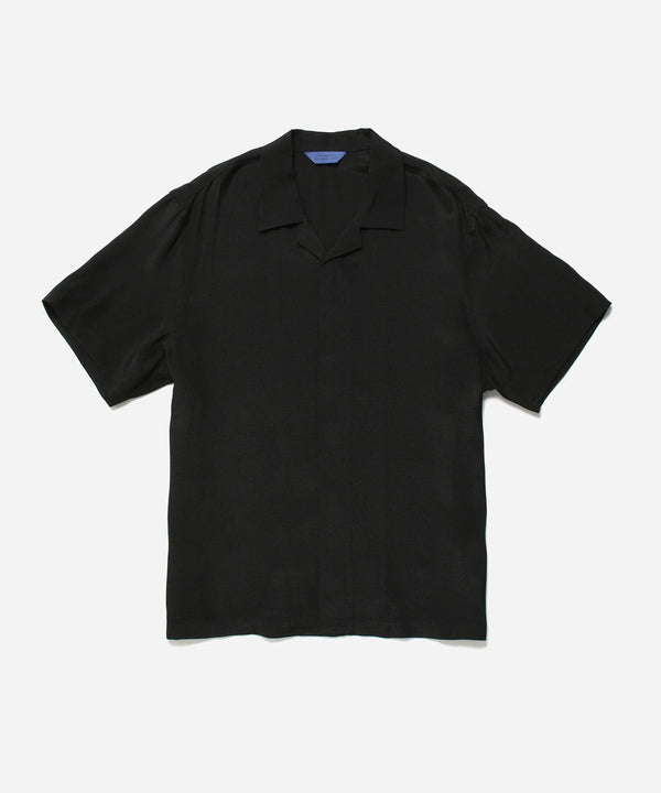 York Mini Houndstooth Short Sleeve Shirt - Black