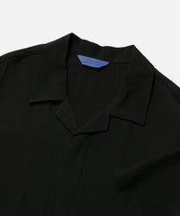 York Mini Houndstooth Short Sleeve Shirt - Black
