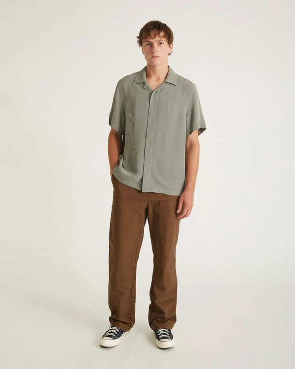 York Mini Houndstooth Short Sleeve Shirt - Bungee
