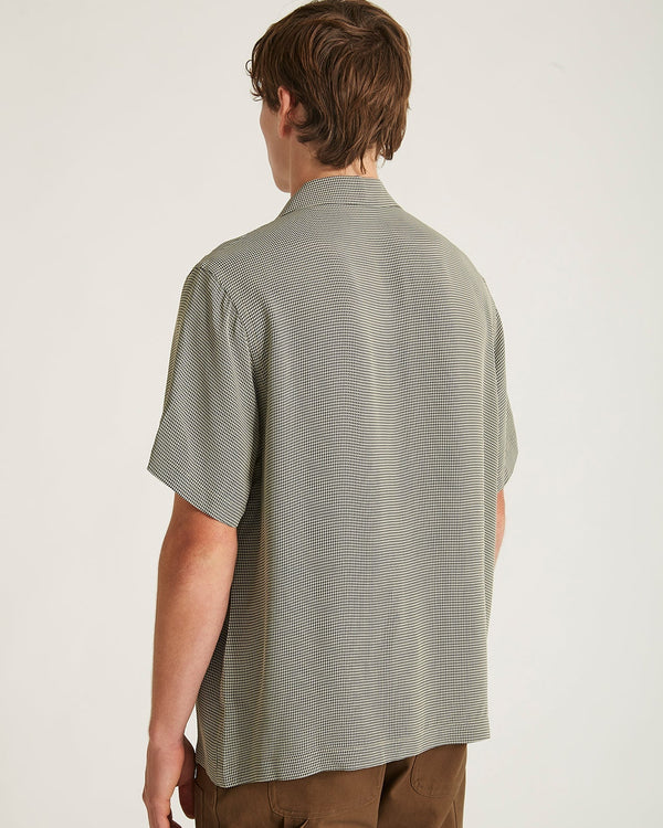 York Mini Houndstooth Short Sleeve Shirt - Bungee
