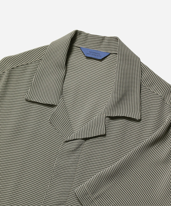 York Mini Houndstooth Short Sleeve Shirt - Bungee